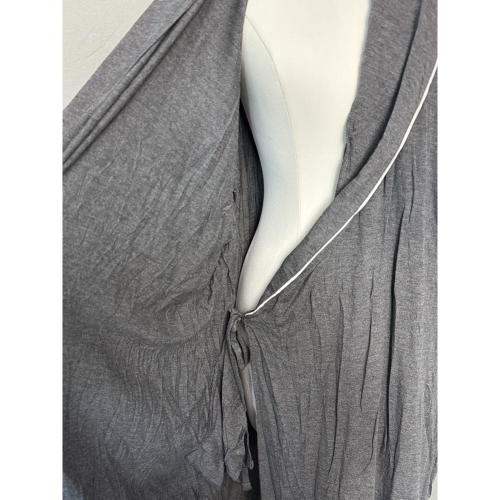 NWT Stars Above 3X/4X Gray W/White Piping Knee Length Robe W/Pockets - Picture 5 of 8
